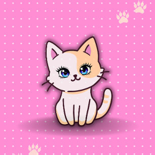 Bolsa Ajustável Saco Personalizado de Gata Rosa Fofa com Nome