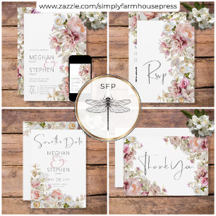 Convites Delicar Rosa de Lily e Lily Rosa Modernos