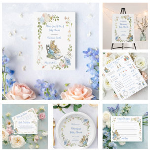 Poster Clássico Peter, os Livros de Chás Gêmeos do Coelho