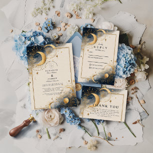 Convites Casamento de Astrologia Sombria