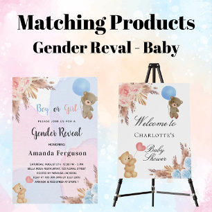 Sexo do orçamento revela pampas de ursos de peluch