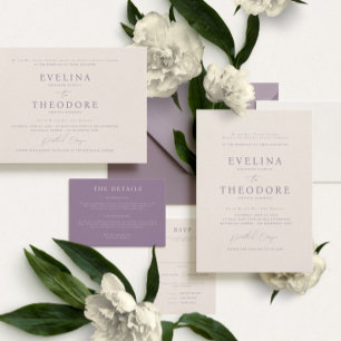 Convite para Casamento Parker Formal Landsape