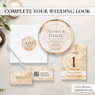 Convites Casamento Russo de latido de Madeira