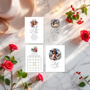 Convites Chá de panela "Off to Altar" inspirado no Derby