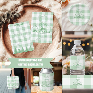 Adesivo Montanhas Verdes e Bachelorette Martinis