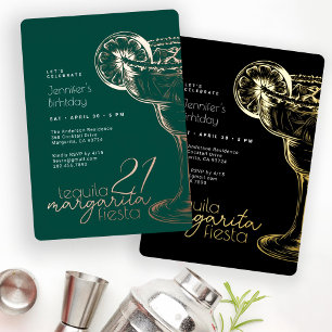 Adesivo Festa de aniversário Margarita Fiesta Verde Modern