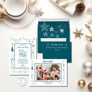 Convites Feriado de Quadrinho Whimsical