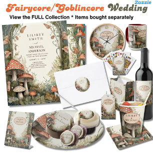 Convites FAIRYCORE WEDDING Vintage Nature Loving Fairytale