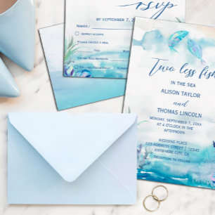 Dois Peixes a Menos no Sea Summer Wedding RSVP Car