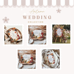 Convites Rustic Fall Deixa Casamento