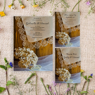 Cartões RSVP de Casamento de Cheiro e Flores