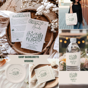 Convites Itinerário de Fim de Semana de Campanha Bacheloret