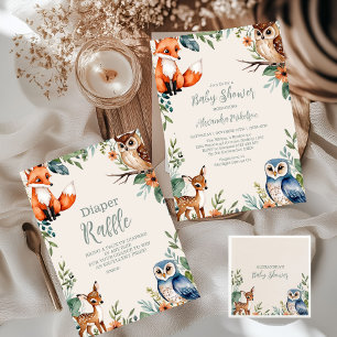 Prato De Papel Chá de fraldas de animais florestais