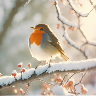 Cartão Postal Paisagem de inverno