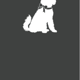 Convites Goldendoododle Cachorro Chá de fraldas Blue Boy