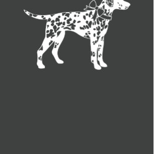 Convites Chá de fraldas de Cachorro Dalmático