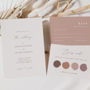 Reserve A Data Imagem de Script Minimalista de Ivory Elegante