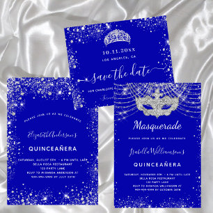 Flyer Quinceanera - convite para o orçamento real de pra