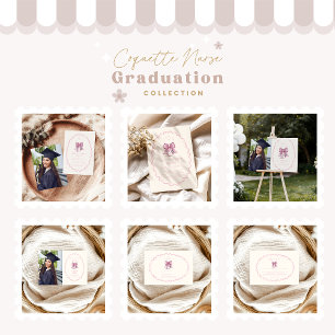 Anúncio Formando de Enfermagem de Arco Rosa Coquette