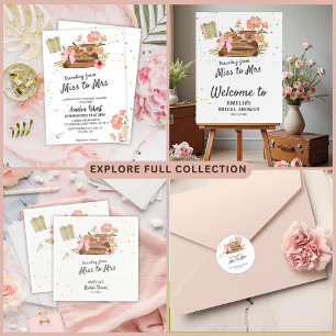 Adesivo Viajando de Miss a chá de panela da Sra. Vintage