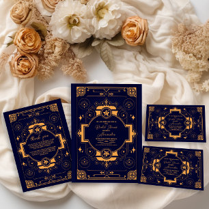 Convites Chá de panela Celestial Elegante