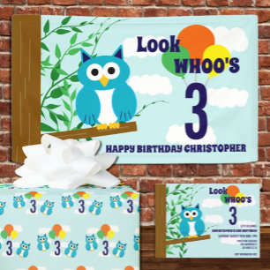 Convites Owl Birthday