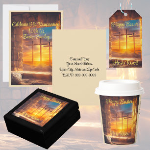 Papel no Tecido de Ressurreação da páscoa