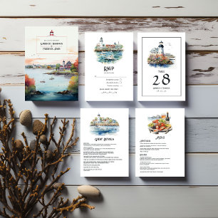 Convites Newport, Rhode Island Destination Wedding