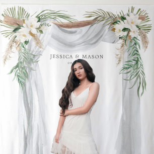 Convite Bohemian Wreath Wedation