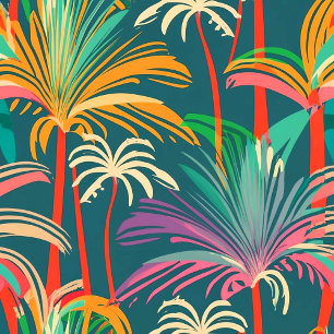 Convites Festa de Aniversário da Praia Palm tree deixa o so