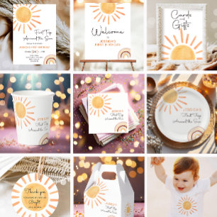 Guardanapo De Papel Arco-Íris Sunshine Viagem ao redor do primeiro ani