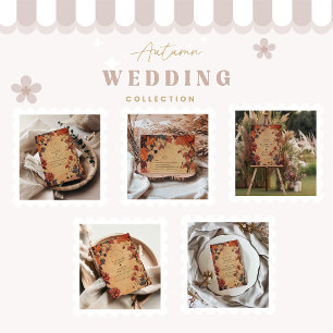 Reserve A Data Casamento Floral Rustic Autumn