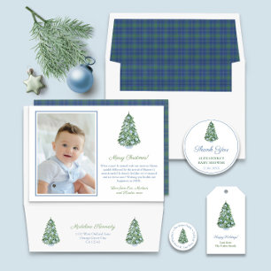 Cartão De Festividades Ornamentos de Jar de Ginger Feliz Foto de Natal