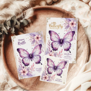 Convites Uma Pequena Borboleta Está A Caminho De Um Chá de 