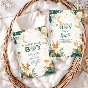 Cartão De Informações Woodland Houston Temos Um Livro Para Bebê