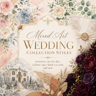 Convites Casamento Romântico Botânico Vintage Fusão