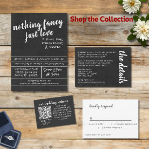 Convites Nada De Rico Apenas Ama O Simples Quadro Casual