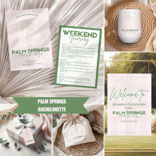 Convites Primaveras de Palma Bachelorette Itinerário
