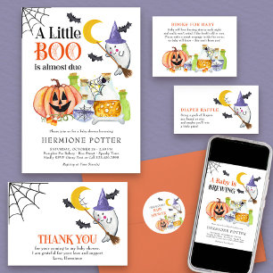 Adesivo Fantasma e Poção Mágica do Chá de fraldas de Hallo