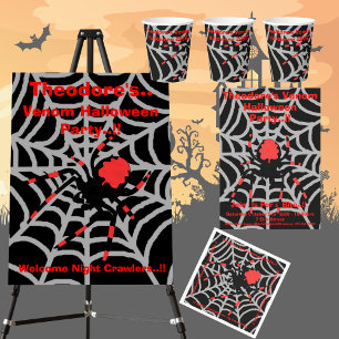 Convites Kids Venom Halloween