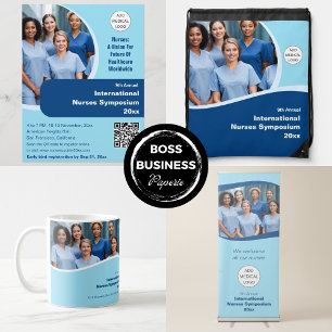 Cartão De Visita Conferência Médica do Atendedor