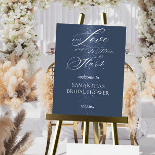 Adesivo Chá de Noiva Luas, Estrelas e Luzinhas de Natal