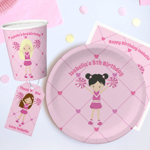 Guardanapo De Papel Festa de aniversário Personalizada de Cheerleader