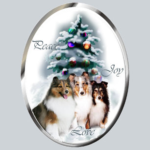 Cartão De Festividades Shetland Sheepdog Christmas Gifts