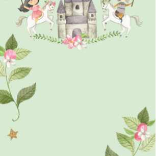 Convites Festa Princesa e Cavaleiro, Princesa, aniversário 