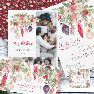 Convites Natal da Elegble Pine Business