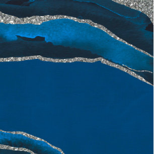 Convite para Casamento de Agitação de Glitter Azul