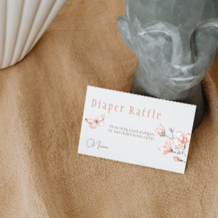 Convites Elegante Blush Pink Butterfly Kiss Floral Tea Part