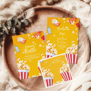 Convites Pronto para Chá de fraldas