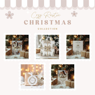 Adesivo Cozy Rustic Christmas Wreath